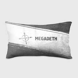 Подушка-антистресс Megadeth - white gradient по-горизонтали, цвет: 3D-принт