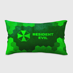 Подушка-антистресс Resident Evil - green gradient по-горизонтали, цвет: 3D-принт