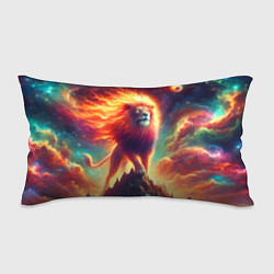 Подушка-антистресс Космический лев - нейроарт фантазия, цвет: 3D-принт