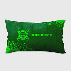 Подушка-антистресс One Piece - green gradient по-горизонтали, цвет: 3D-принт