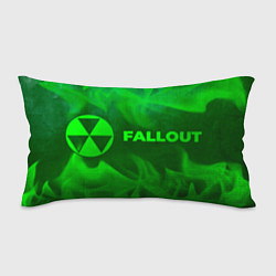 Подушка-антистресс Fallout - green gradient по-горизонтали, цвет: 3D-принт