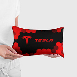 Подушка-антистресс Tesla - red gradient по-горизонтали, цвет: 3D-принт — фото 2