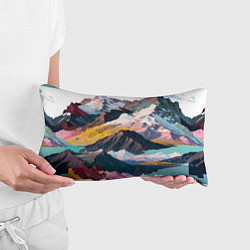 Подушка-антистресс Искусство гор, цвет: 3D-принт — фото 2