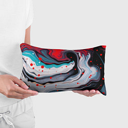 Подушка-антистресс Флюид арт абстракция, цвет: 3D-принт — фото 2