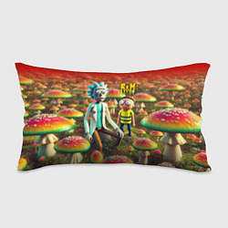 Подушка-антистресс Рик и Морти заблудились в мухоморном поле, цвет: 3D-принт