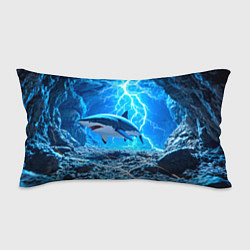 Подушка-антистресс Акула и разряд молнии, цвет: 3D-принт
