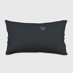 Подушка-антистресс Таня - белая надпись вязью, цвет: 3D-принт