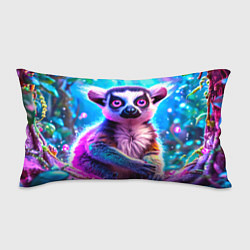 Подушка-антистресс Лемур в сказочном лесу, цвет: 3D-принт