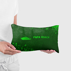 Подушка-антистресс Papa Roach - green gradient по-горизонтали, цвет: 3D-принт — фото 2