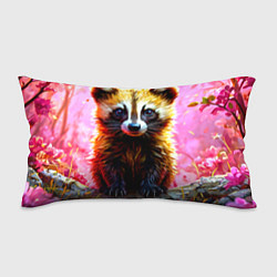 Подушка-антистресс Росомаха в розовом лесу, цвет: 3D-принт