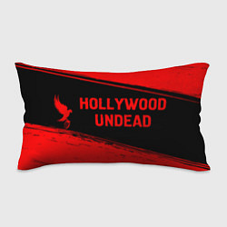 Подушка-антистресс Hollywood Undead - red gradient по-горизонтали, цвет: 3D-принт