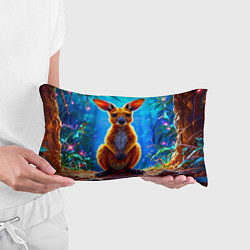 Подушка-антистресс Кенгуру в джунглях, цвет: 3D-принт — фото 2