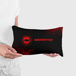 Подушка-антистресс Brighton - red gradient по-горизонтали, цвет: 3D-принт — фото 2