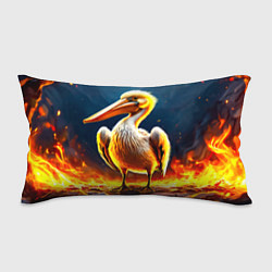 Подушка-антистресс Пеликан в огне, цвет: 3D-принт