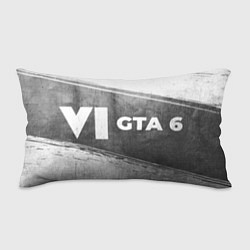 Подушка-антистресс GTA 6 - grey gradient по-горизонтали, цвет: 3D-принт