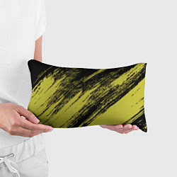 Подушка-антистресс The color is black and yellow, цвет: 3D-принт — фото 2