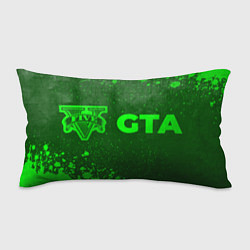 Подушка-антистресс GTA - green gradient по-горизонтали, цвет: 3D-принт