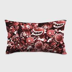 Подушка-антистресс Растения против зомби в красном цвете, цвет: 3D-принт