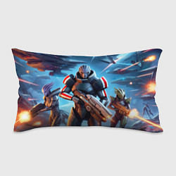 Подушка-антистресс Mass Effect - space fantasy, цвет: 3D-принт