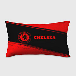 Подушка-антистресс Chelsea - red gradient по-горизонтали, цвет: 3D-принт