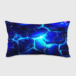 Подушка-антистресс Синие плиты лед, цвет: 3D-принт