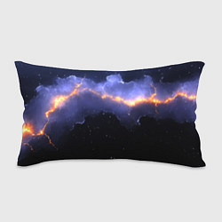 Подушка-антистресс Молния в фиолетовом небе текстура, цвет: 3D-принт