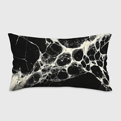 Подушка-антистресс Бело-черная потертая текстура