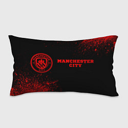 Подушка-антистресс Manchester City - red gradient по-горизонтали, цвет: 3D-принт