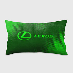 Подушка-антистресс Lexus - green gradient по-горизонтали, цвет: 3D-принт