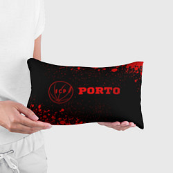 Подушка-антистресс Porto - red gradient по-горизонтали, цвет: 3D-принт — фото 2