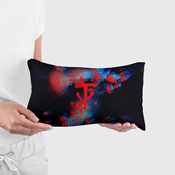 Подушка-антистресс Doom космическая абстракция, цвет: 3D-принт — фото 2
