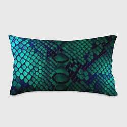 Подушка-антистресс Бирюзовая змеиная кожа, цвет: 3D-принт