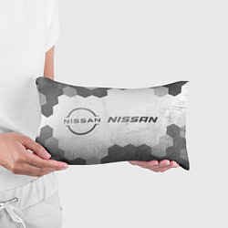 Подушка-антистресс Nissan - white gradient по-горизонтали, цвет: 3D-принт — фото 2