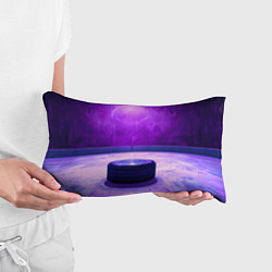 Подушка-антистресс Шайба в фиолетовом, цвет: 3D-принт — фото 2