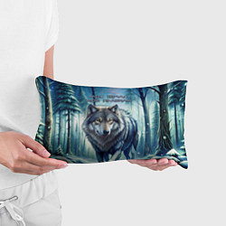 Подушка-антистресс Охота волчьи мемы, цвет: 3D-принт — фото 2