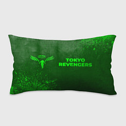 Подушка-антистресс Tokyo Revengers - green gradient по-горизонтали, цвет: 3D-принт