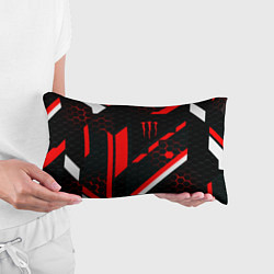 Подушка-антистресс Monster energy sport geometry, цвет: 3D-принт — фото 2