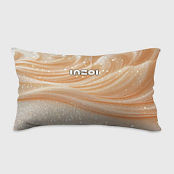 Подушка-антистресс Inzoi лого на блестящем фоне, цвет: 3D-принт