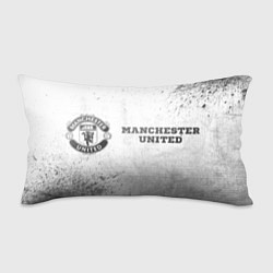 Подушка-антистресс Manchester United - white gradient по-горизонтали, цвет: 3D-принт
