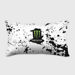 Подушка-антистресс Monster energy брызги красок, цвет: 3D-принт