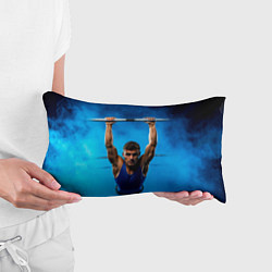 Подушка-антистресс Турникмен синий дым, цвет: 3D-принт — фото 2