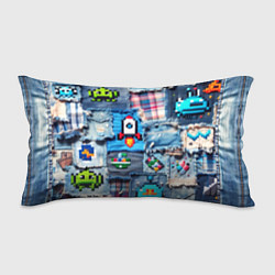 Подушка-антистресс Пиксельная ракета, цвет: 3D-принт