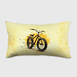 Подушка-антистресс Фэтбайк на бежевом, цвет: 3D-принт