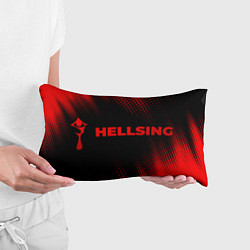 Подушка-антистресс Hellsing - red gradient по-горизонтали, цвет: 3D-принт — фото 2
