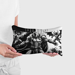 Подушка-антистресс Doom guy and demons, цвет: 3D-принт — фото 2