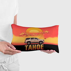 Подушка-антистресс Tahoe на закате джип, цвет: 3D-принт — фото 2