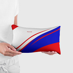 Подушка-антистресс Россия бело-сине-красный, цвет: 3D-принт — фото 2