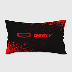 Подушка-антистресс Geely - red gradient по-горизонтали, цвет: 3D-принт