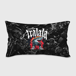 Подушка-антистресс Тралалеро тралала на фоне итальянских мемов, цвет: 3D-принт