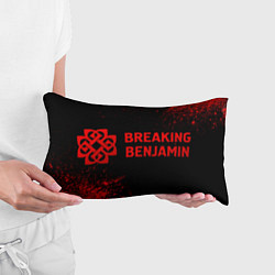 Подушка-антистресс Breaking Benjamin - red gradient по-горизонтали, цвет: 3D-принт — фото 2